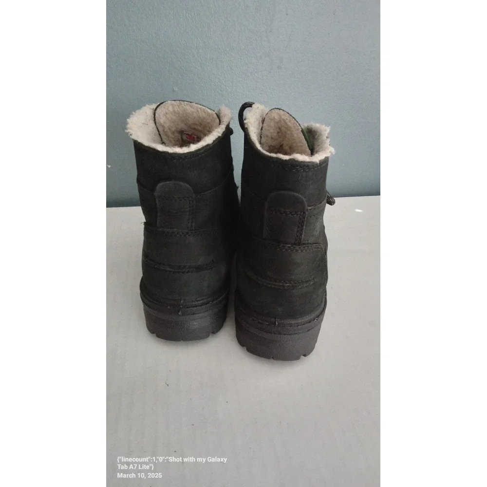 Kamik Ankle Boots Waterproof Winter‎ Lined Lace Up Black Boots